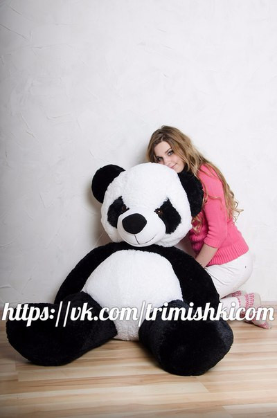 Плюшевая панда 140 см - фото 3 - id-p1245520464