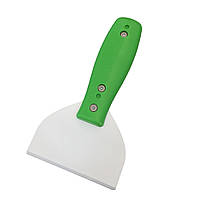 21912127 Пластиковый зеленый скребок, прямой - Green Plastic scraper 75 мм