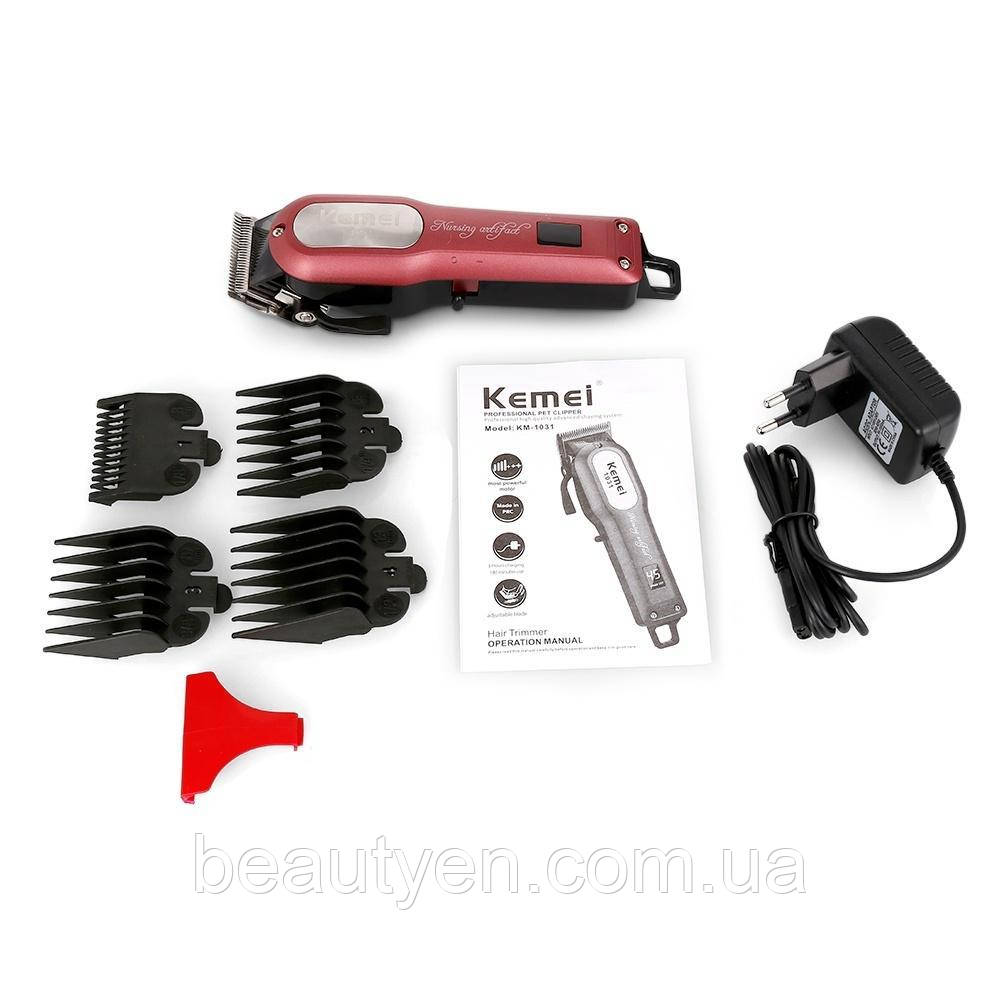 Профессиональная машинка для стрижки Kemei КМ-1031 - фото 5 - id-p265093731