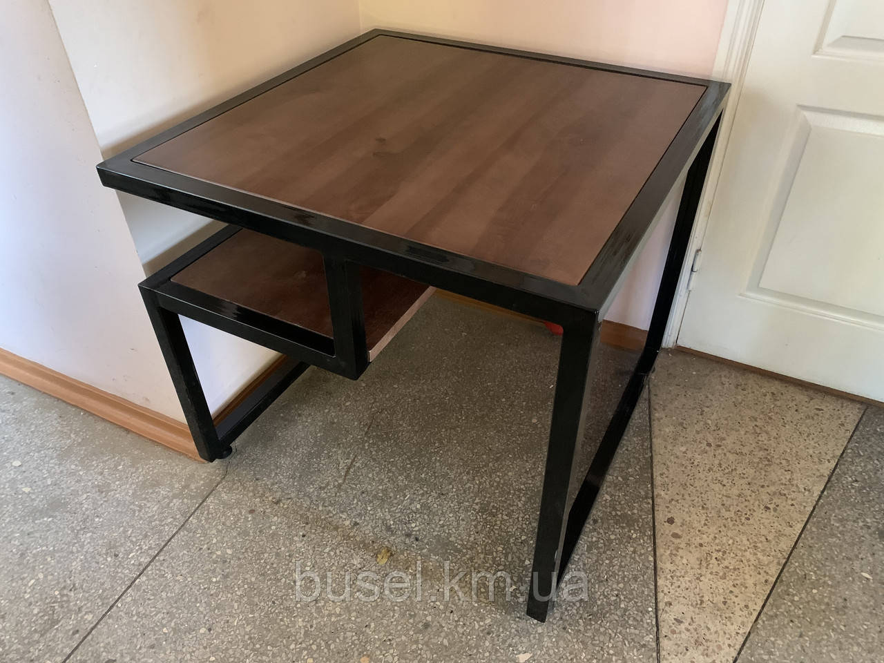 ЛОФТ! Стіл обідній, кавовий, для кафе, вуличний (стільниця СОСНА), фото 1