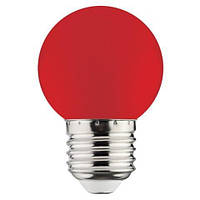 Светодиодная лампа красная 1W E27 Horoz RAINBOW