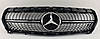 Решітка радіатора Mercedes CLA C117 (13-16) стиль Diamond AMG (чорний глянець), фото 2