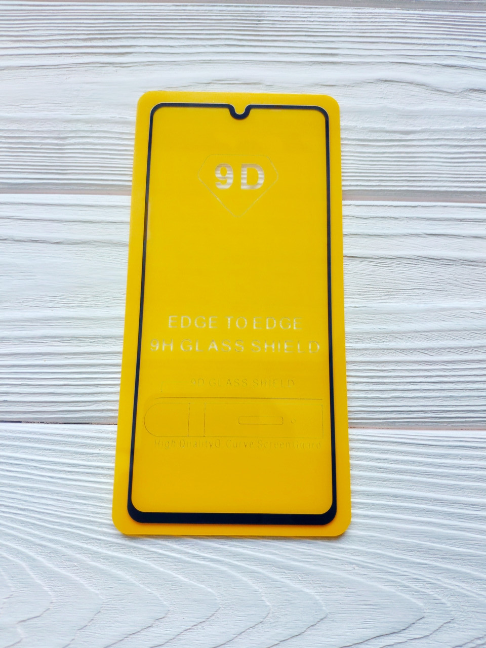 Захисне скло 9D для Samsung A41 2020 / A415F Full Glue Чорне