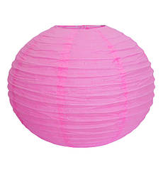 Підвісний китайський ліхтарик, колір рожевий, d-20 см