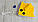 Магнітна щітка для миття вікон з двох сторін трикутна жовта, мочалка для вікон на магніті, фото 5