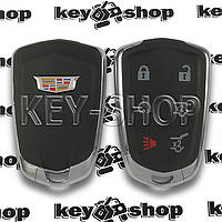 Корпус смарт ключа Cadillac (Кадиллак) 5 кнопок + 1 (с логотипом)