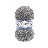 Alize Lanagold 800 (Ализе Ланаголд 800) серый меланж №21