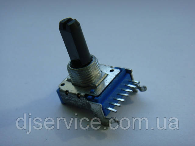 Потенціометр (горизонтальний) c50k 18mm noMID для пультів, фото 1
