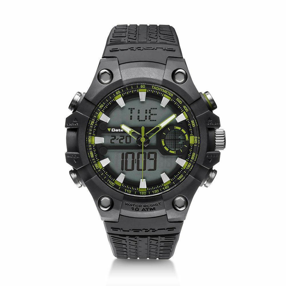 Наручний годинник Audi quattro Outdoor Watch, Grey / Green, артикул 3101800200, фото 1