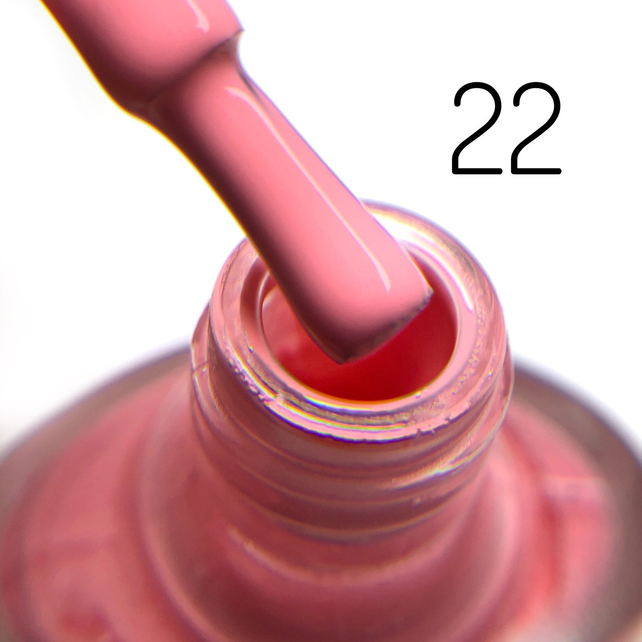 Лак для стемпінгу 8 ml (пудрово-рожевий) №22, фото 1