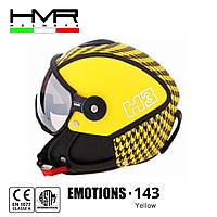 Горнолыжный шлем HMR helmets Emotions H3 с визором M/S (55/57) желтый Yellow 129-M/S