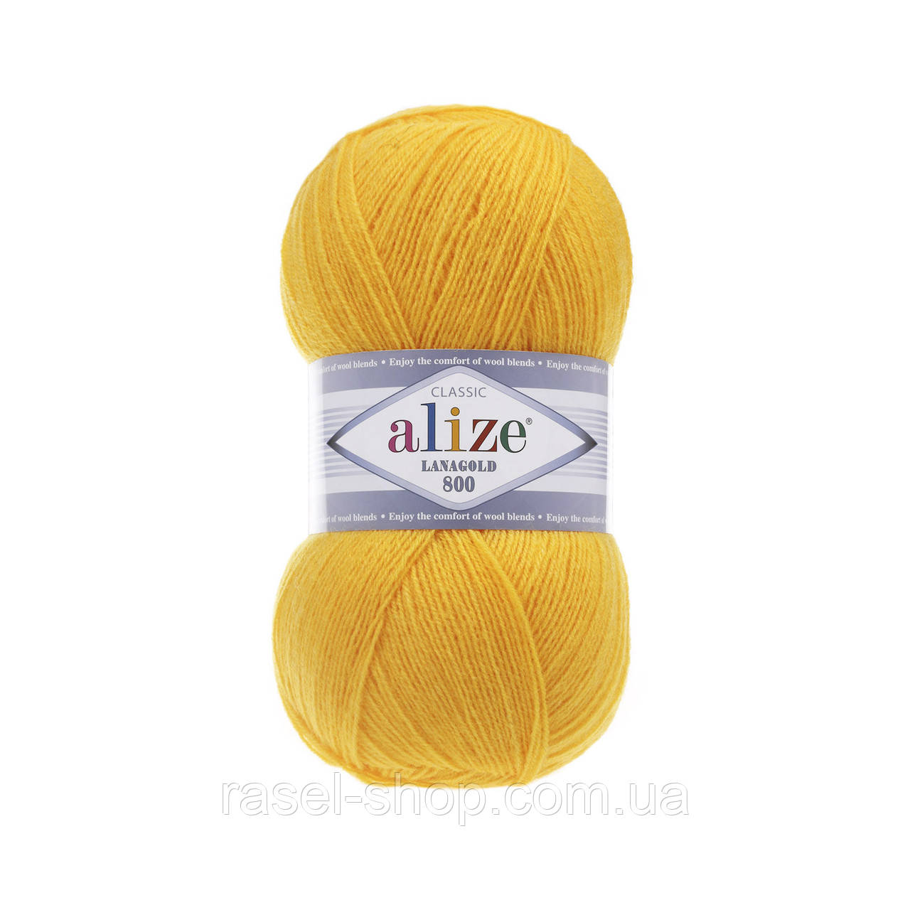 Alize Lanagold 800 (Ализе Ланаголд 800) желтый №216