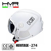 Горнолыжный шлем HMR helmets Heritage H3 с визором M/S (55/57) белый White 274-M/S