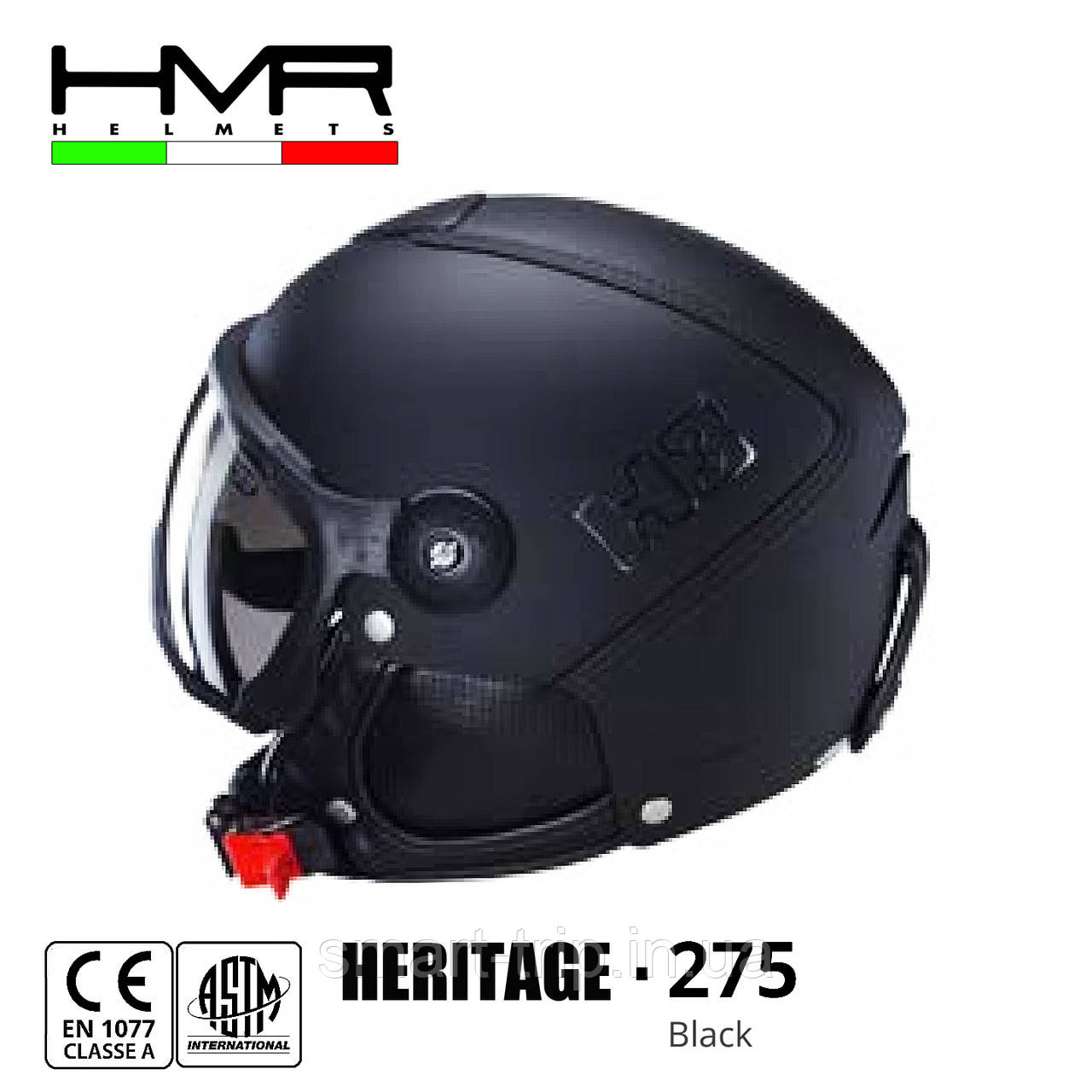 Гірськолижний шолом HMR helmets Heritage H3 з визором M/S (55/57) чорний Black 275-M/S