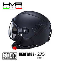 Горнолыжный шлем HMR helmets Heritage H3 с визором XXXL/XXL (55/57) черный Black 275-XXXL/XXL