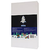 LED декорація Ялинка на підставці, 17,7 х6 х30 см, 20л, білий, теплий білий, IP20 (141097), фото 4