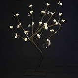 LED декорація дерево на підставці, 45 х48 х50 см, 256л, білий, теплий білий, IP44 (141226), фото 2