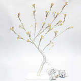 LED декорація дерево на підставці, 45 х48 х50 см, 256л, білий, теплий білий, IP44 (141226), фото 3