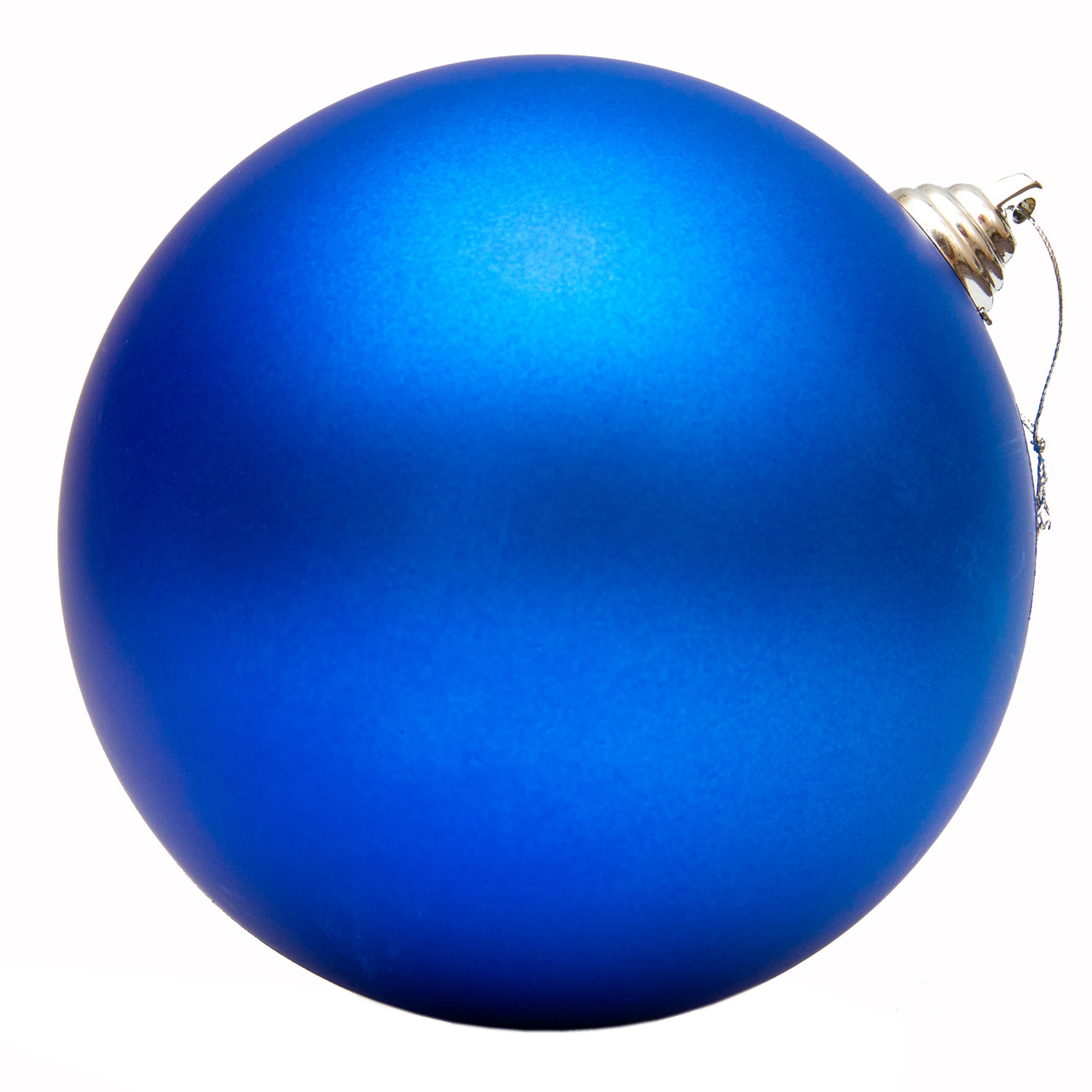 Ялинкова куля, D15 см, синій, матовий пластик (250188), фото 1