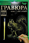 Набір для творчості Гравюра А5 Білка (ГР-А5-01з)