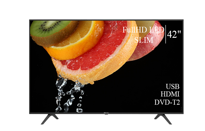 Телевізор Hisense 42" FullHD/DVB-T2/USB, фото 1