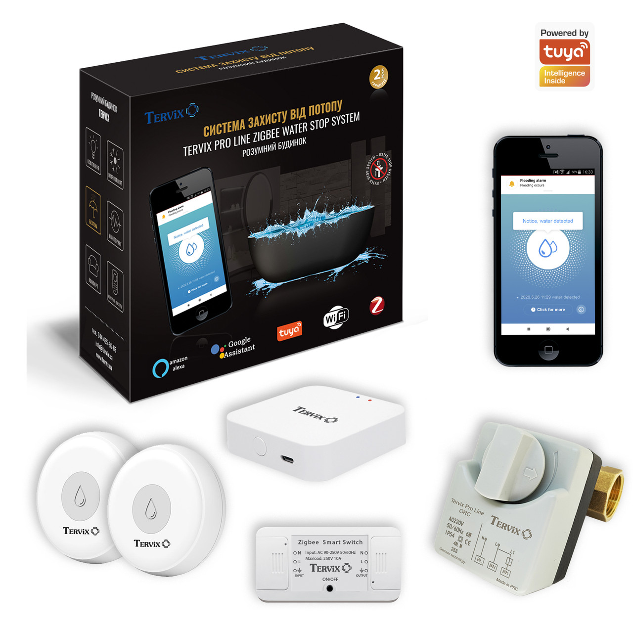 Антипотоп ZigBee без интернета и проводов на 1 вводную трубу 1/2
