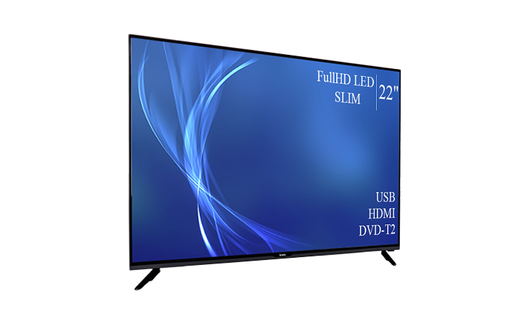Телевізор Bravis 22" FullHD/DVB-T2/USB (1080р)