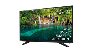 Телевізор в спальню Toshiba 32" Smart-TV/Full HD/DVB-T2/USB Android 15.0 блютуз + голосове управління