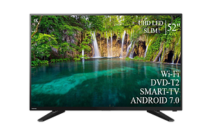 Телевізор Toshiba 52" Smart-TV/DVB-T2/USB Android 13.0 АДАПТИВНИЙ 4К/UHD