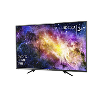 Телевізор на стіну DEX 24" FullHD/DVB-T2/USB