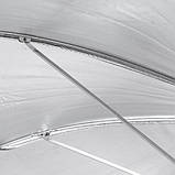 Фотопарасоля Visico UB-003 (110см) Silver/Black, фото 5