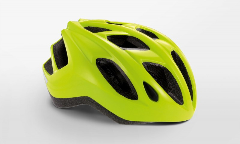 Шолом MET Espresso safety yellow with mesh net 54-61