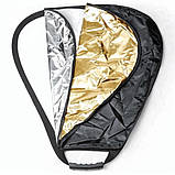 Відбивач трикутний Visico TR-054 5 в 1 (80см), фото 4