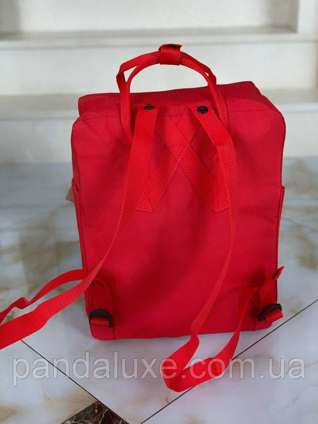 Рюкзак стильний канкен Fjallraven Kanken Classic 16 л червоний, фото 3