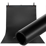 Фон для зйомки Visico PVC-1020 Black (100x200см), фото 7