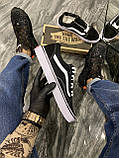 Чоловічі / жіночі кеди Vans Old Skool Black White, кеди ванс олд скул, кеді Vans Old Skool, кеді ванс олд скул, фото 2