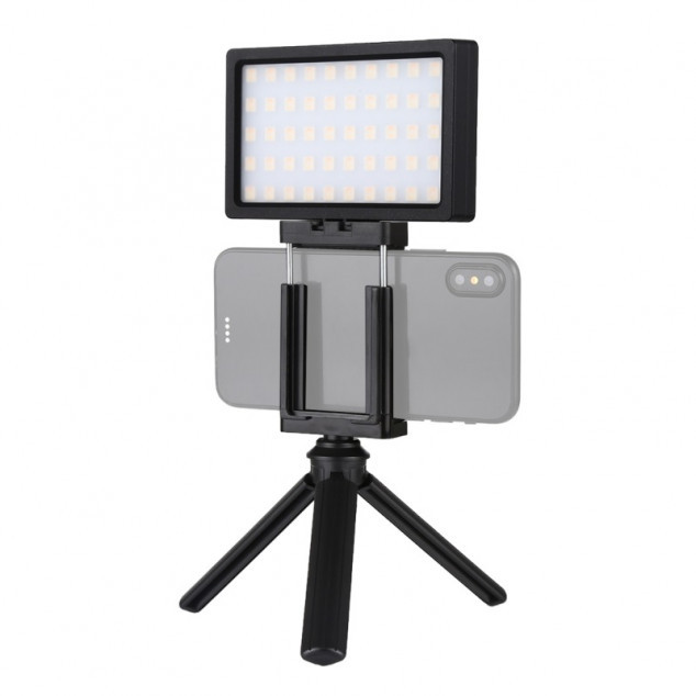 Штатив зі світлом для смартфона Puluz PU461B (RGB)