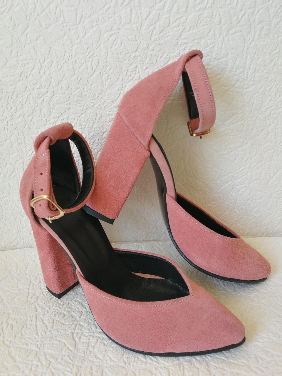 Mante! Красиві жіночі замшеві рожевого кольору черевики 10 см весна літо осінь