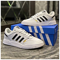 Мужские кроссовки Adidas Drop Step White Gold, мужские кроссовки адидас дроп степ, кросівки Adidas Drop Step