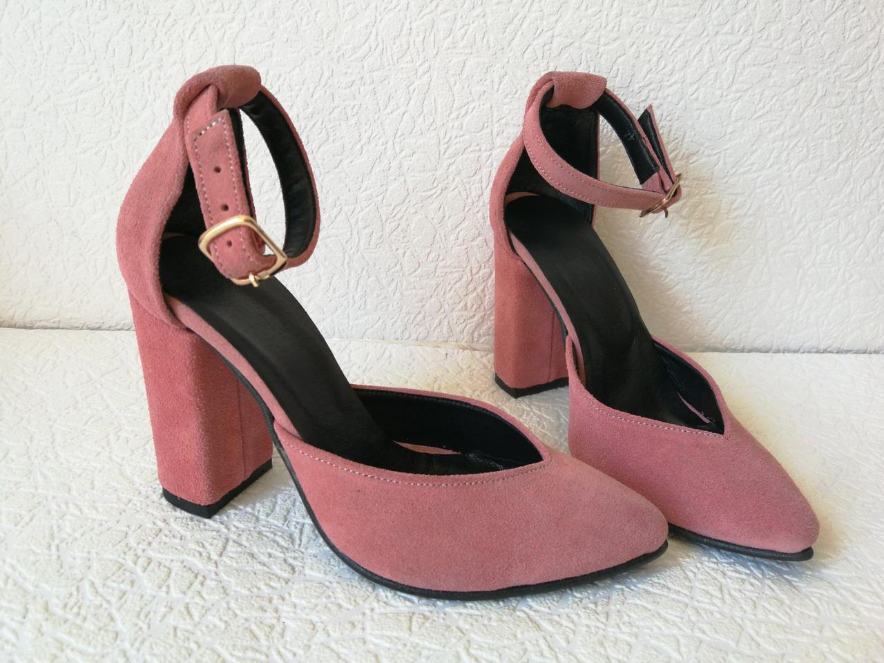 Mante! Гарні жіночі босоніжки в замші рожевого кольору туфлі підборів 10 см весна літо осінь класика