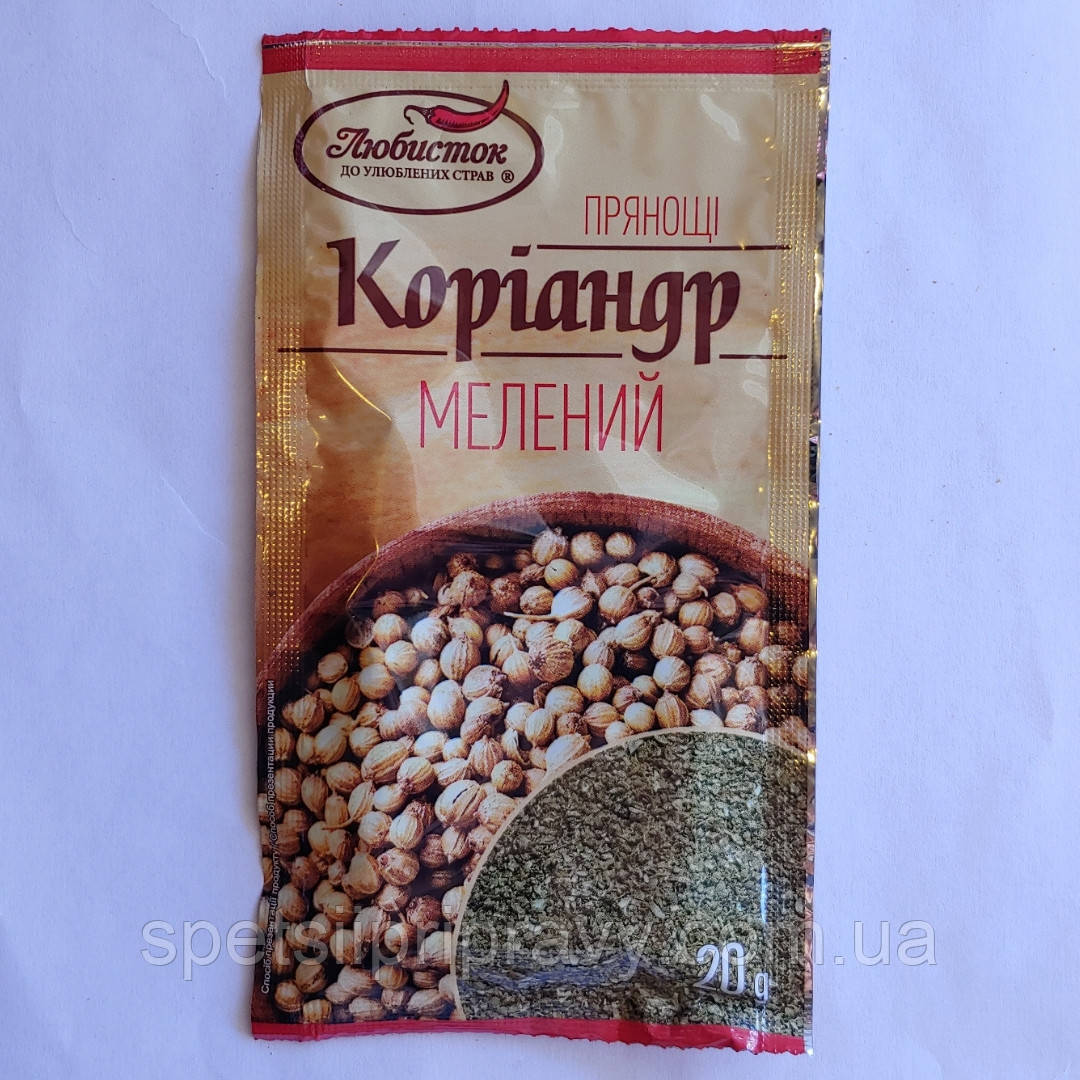 Коріандр мелений 20г, фото 1
