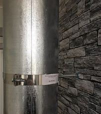 Труба-сендвіч для димоходу 1 м неіржавка сталь в нержавійці AISI, фото 4