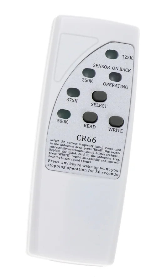 CR66 RFID дублікатор 125кГц, 250кГц, 375кГц, 500кГц