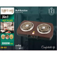 Плита електрична двоконфоркова RAINBERG RB-012 спіральна 2000 Вт