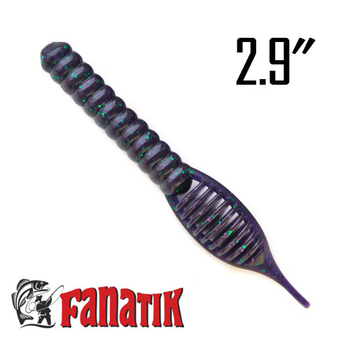 GIPNOZ LONG 2.9" (73 мм.) 6 шт. Силікон Fanatik колір 007, фото 1