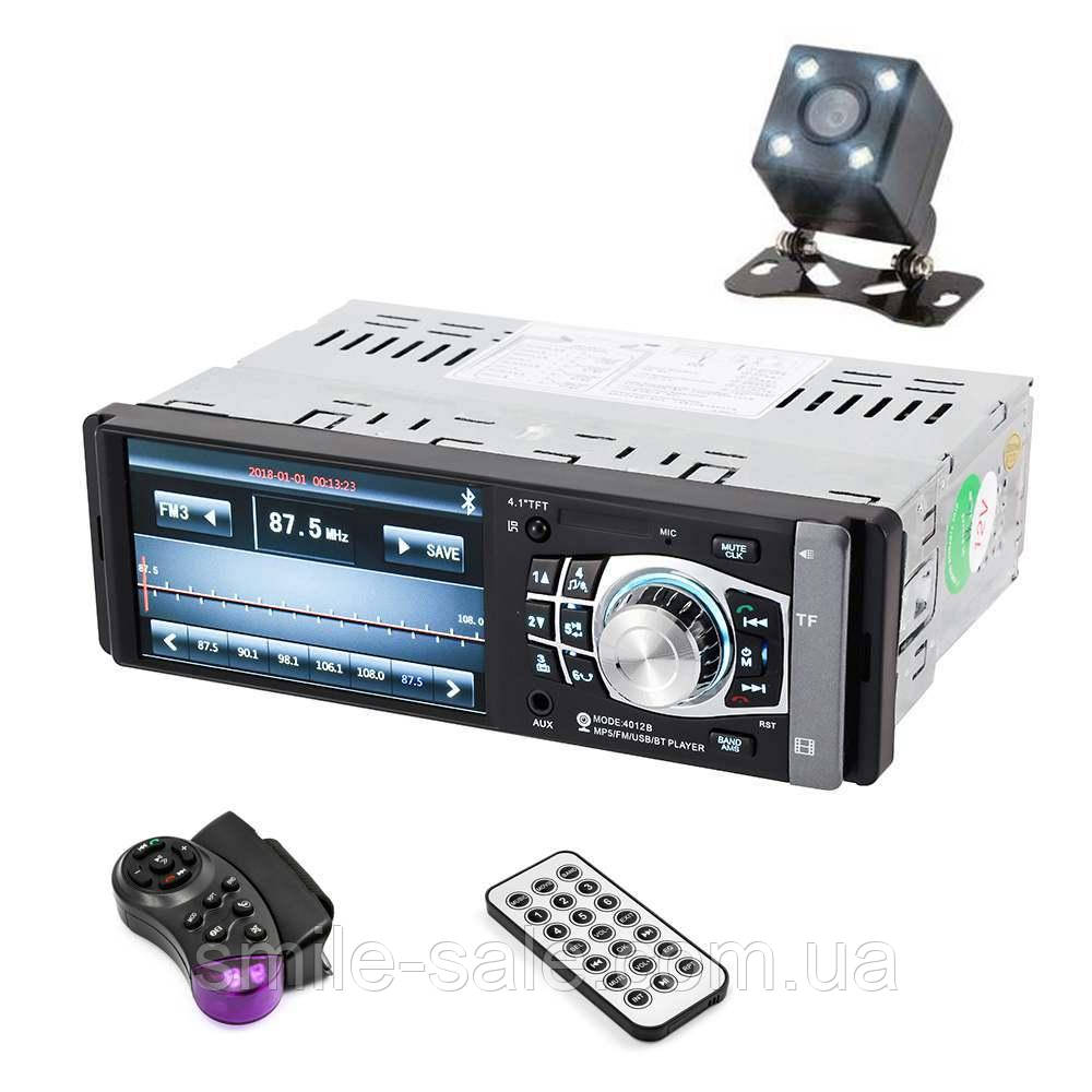 Автомагнітола Pioneer 4012B Bluetooth — 4,1" LCD TFT USB+SD DIVX/MP4/MP3 + КАМЕРА!