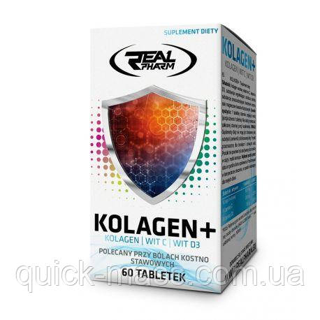 Колаген Real Pharm Kollagen+ 60 tabs, фото 1
