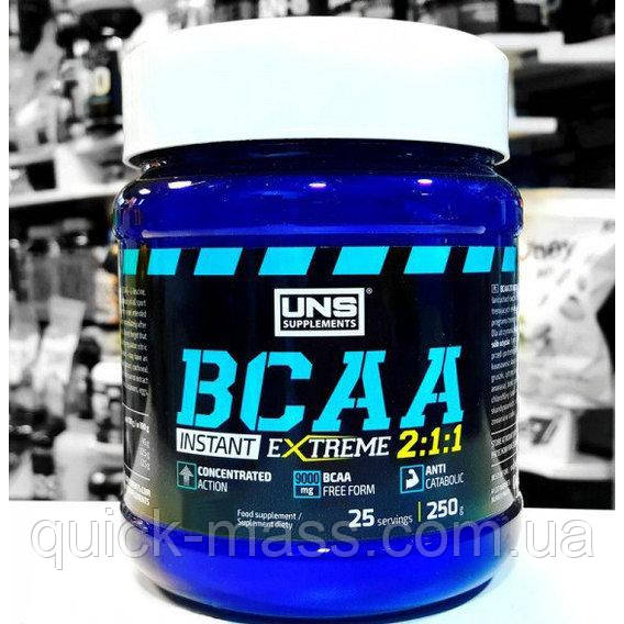 Амінокислоти BCAA UNS 2:1:1 Instant 250g, фото 1