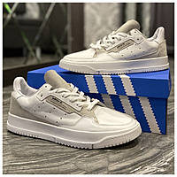 Мужские кроссовки Adidas Brand With The 3 Stripes Grey White, мужские кроссовки адидас бренд 3 стрипс