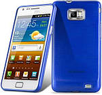 Original Silicon Case Samsung I9100 Blue чохол накладка силіконова